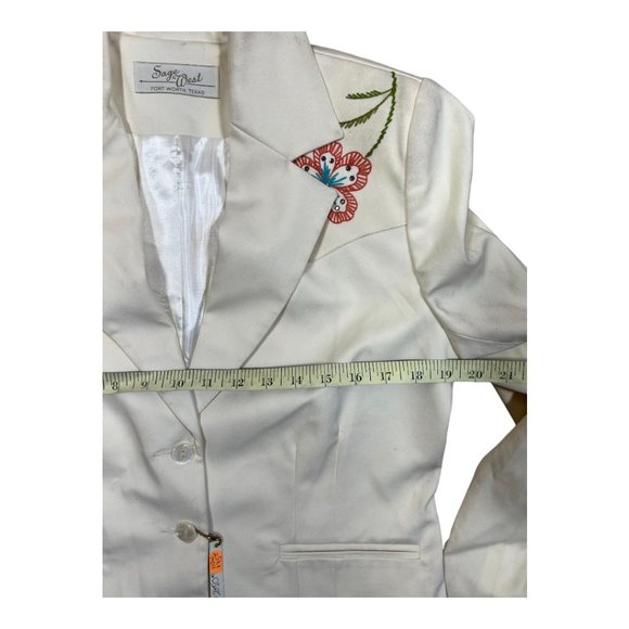 Sage‎ West Western Embroidered Blazer - Picture 9 of 11
